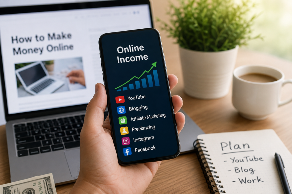 Mobile se paise kamane ke tareeqe aur online earning ideas
